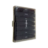 Органайзер для таблеток, MEMOSAN, Plastic Bulk Medicine Box Storage, для зберігання великих обсягів