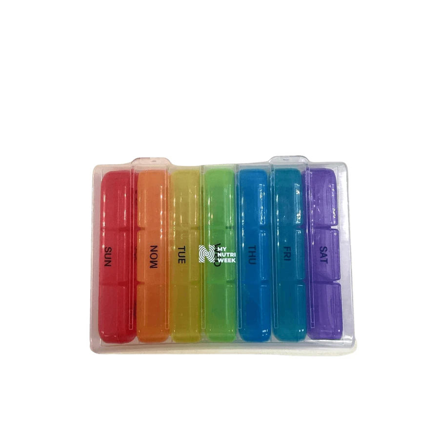 Органайзер для таблеток, MEMOSAN, Plastic Bulk Medicine Box Storage, для зберігання великих обсягів, різнобарвний: ціни та характеристики