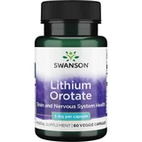 Оротат лития, Ultra Lithium Orotate, Swanson, 5 мг, 60 вегетарианских капсул.