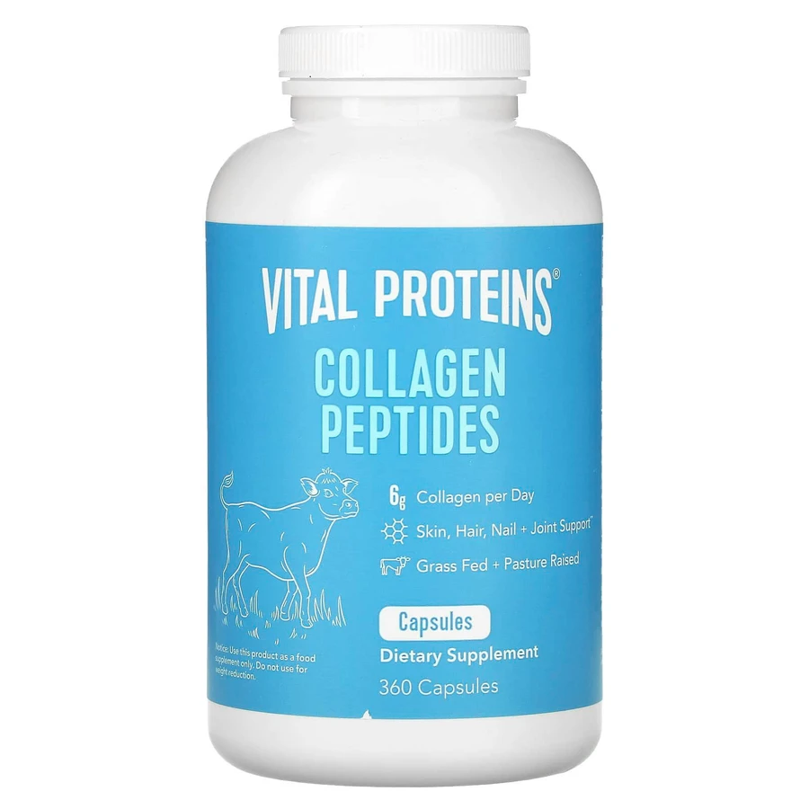 Пептиди колагену, Collagen Peptides, Vital Proteins, 360 капсул (550 мг на капсулу): ціни та характеристики