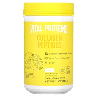 Пептиди колагену, Collagen Peptides, Vital Proteins, лимон, порошок, 313 г