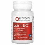 Підтримка здоров'я суглобів, Joint-UCe, Protocol for Life Balance, з неденатурованим колагеном типу II, 60 рослинних капсул