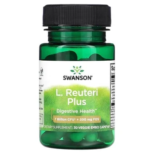 Пробиотики (ацидофильные лактобактерии), L. Reuteri Plus, Swanson, 30 вегетарианских капсул с ЭМБО