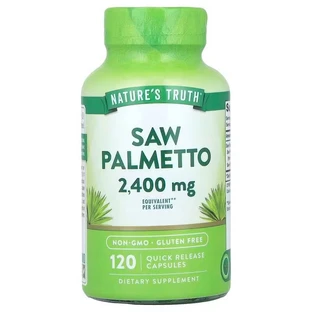 Со Пальметто, Saw Palmeto, Nature's Truth, 2400 мг, 120 капсул быстрого высвобождения (1200 мг на капсулу)