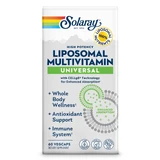 Универсальный липосомальный мультивитаминный комплекс, Universal Liposomal Multivitamin, High Potency, Solaray, 60 капсул