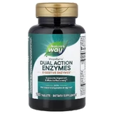 Ферменти для м'язів та травлення, Mega-Zyme, Systemic Enzymes, Nature's Way, подвійної дії, 200 таблеток.
