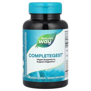 Ферменты для пищеварения, CompleteGest, Nature's Way, 180 капсул