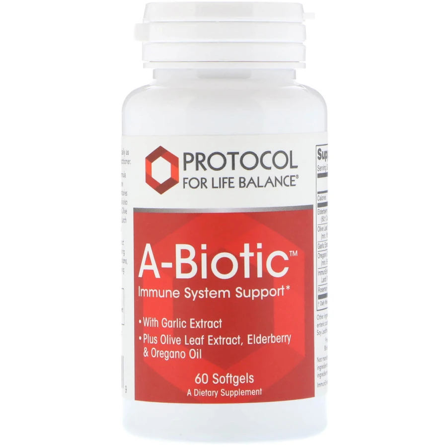 Формула для поддержания иммунной системы, A-Biotic, Protocol for Life Balance, 60 капсул: цены и характеристики
