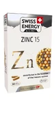 Цинк, ZINC blister, Swiss Energy, 15 мг, 30 веганских капсул