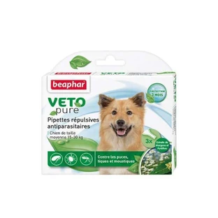 Beaphar (Беафар) Bio Spot On Dogs Натуральные противопаразитарные капли для собак, 15-30 кг