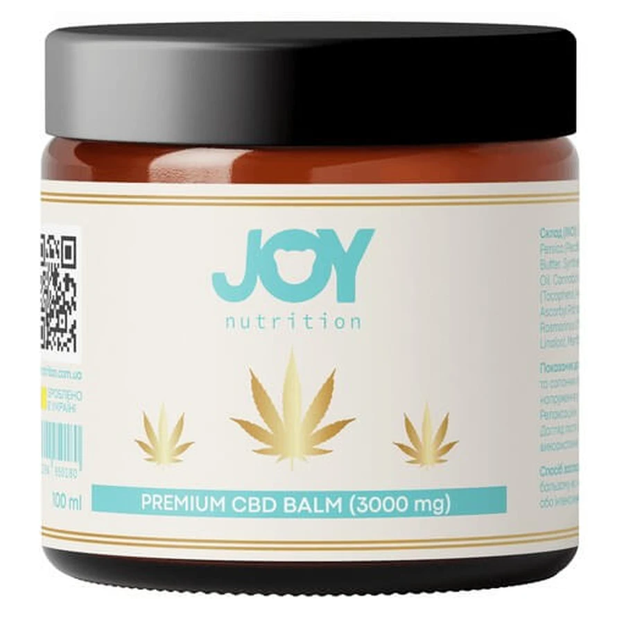 Бальзам для массажа Joy Nutrition с CBD 3000 мг, 100 мл: цены и характеристики