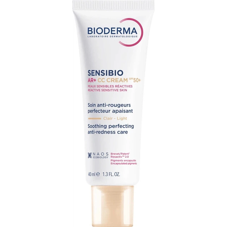 CC-крем Bioderma Sensibio AR+ CC Cream SPF50+ для реактивной кожи с покраснением, 40 мл: цены и характеристики