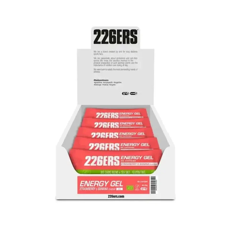 226Ers Energy Gel 25Gr Stick Energy Gel Strawberry & Banana - Caffeine Free, 40x25 gr: цены и характеристики
