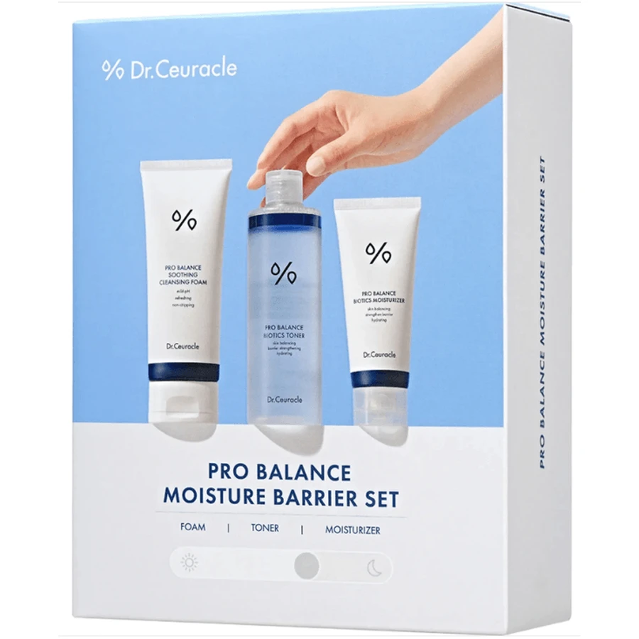 Набір Dr.Ceuracle Pro Balance Moisture Barrier Set для зволоження та відновлення бар'єру шкіри (3 в 1): ціни та характеристики
