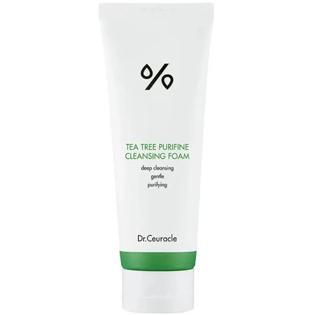 Гель-пінка для вмивання Dr. Ceuracle Tea Tree Purifine 30 Cleansing Foam з екстрактом чайного дерева, 150 мл: ціни та характеристики