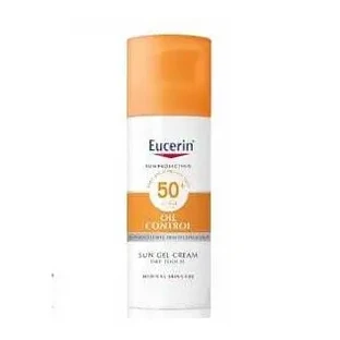 Eucerin Сонцезахисний крем для обличчя SPF50+ гель-крем Dry Touch, 50 мл
