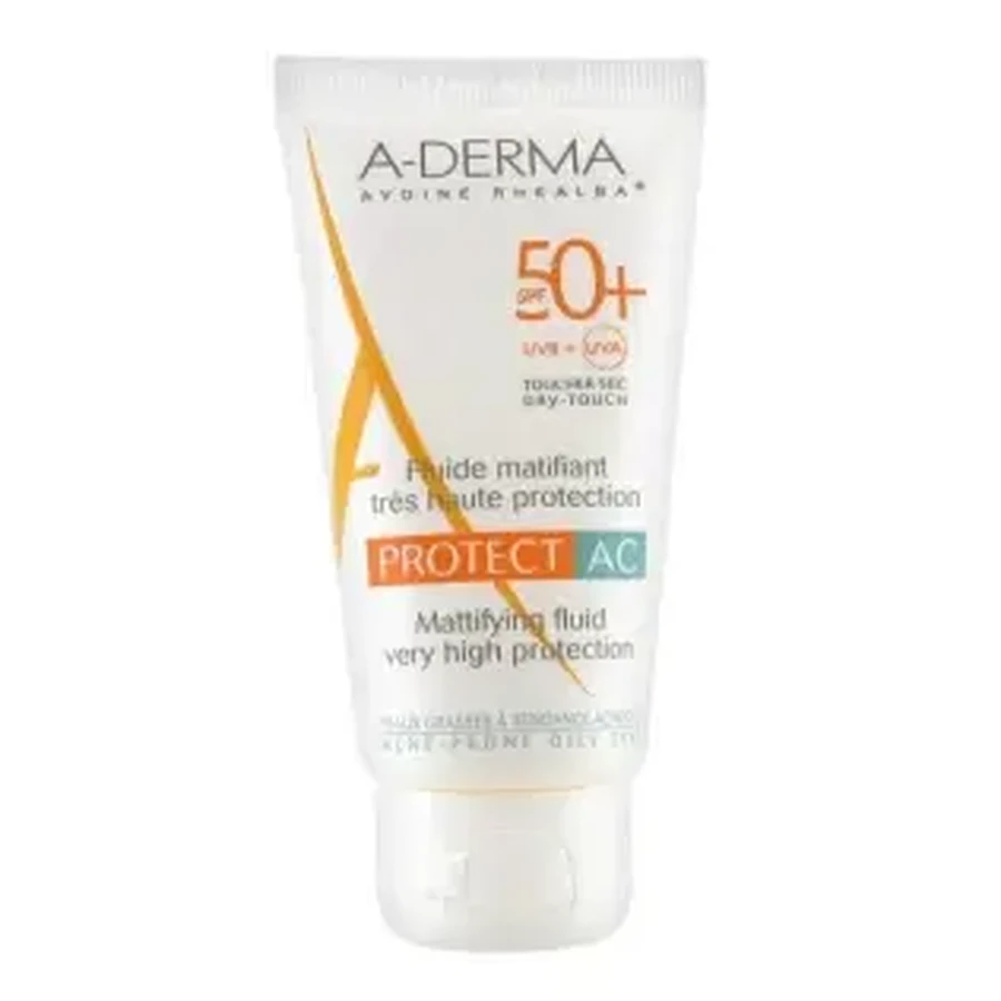 Aderma Protect AC Solar Mattifying Fluid SPF50+ , 40 мл: цены и характеристики