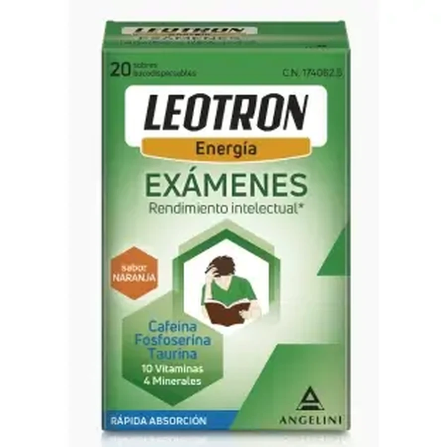 Angelini Leotron Examenes, 20 ородиспергируемых саше: цены и характеристики