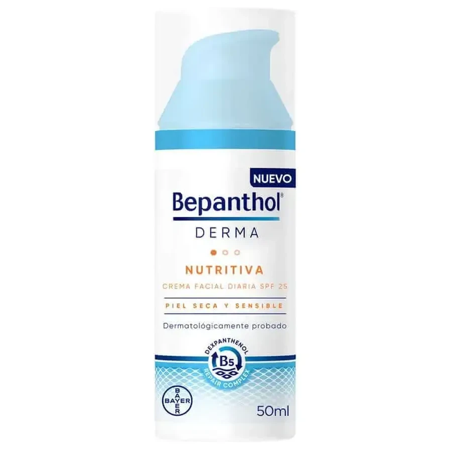 Бепантен Derma Питательный ежедневный крем для лица SPF25 50 мл: цены и характеристики