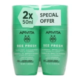 Apivita Duplo Bee Fresh Дезодорант 2х50 мл
