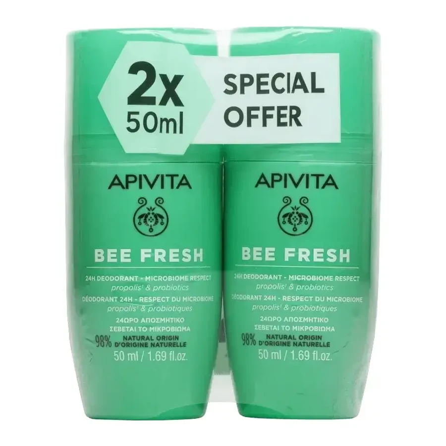 Дезодорант Apivita Duplo Bee Fresh 2х50мл: ціни та характеристики