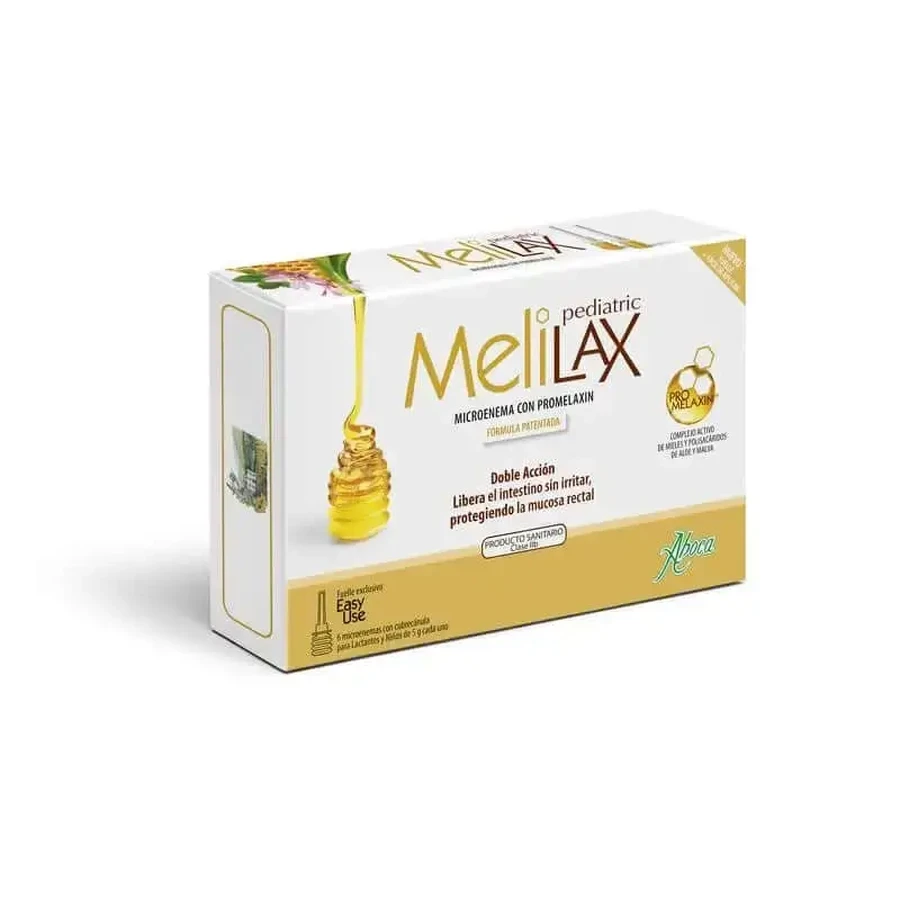 Aboca Melilax Pediatric 6 Microenemas 5g: цены и характеристики