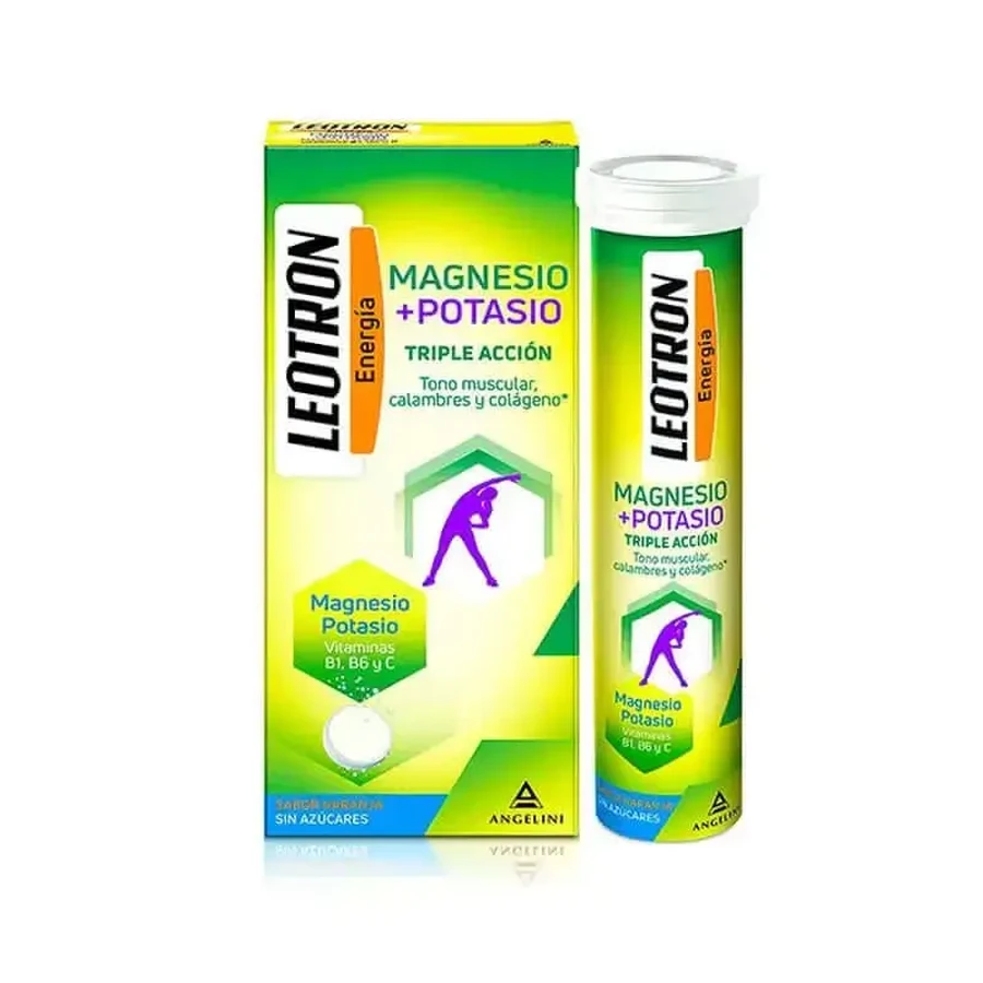 Angelini Leotron Magnesium + Potassium 54 шипучие таблетки: цены и характеристики