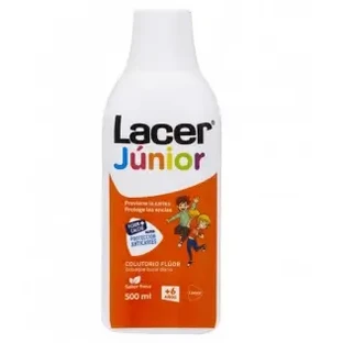 Lacer Junior Daily Fluoride Mouthwash Strawberry 500 мл