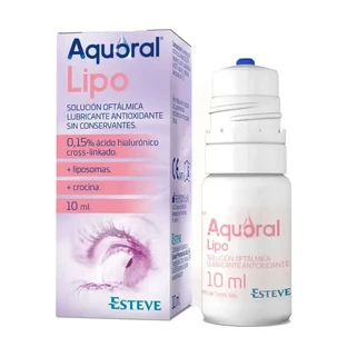 Стерильные смазывающие глазные капли Aquoral Lipo, 10 мл