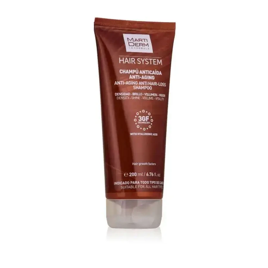 Martiderm Hair System 3GF шампунь проти випадіння волосся для частого використання, 200 мл: ціни та характеристики