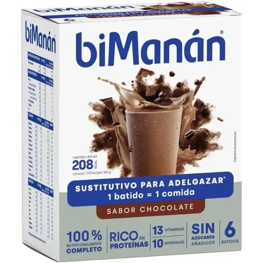 Шоколадный милкшейк Bimanan BeSLIM, 6u: цены и характеристики