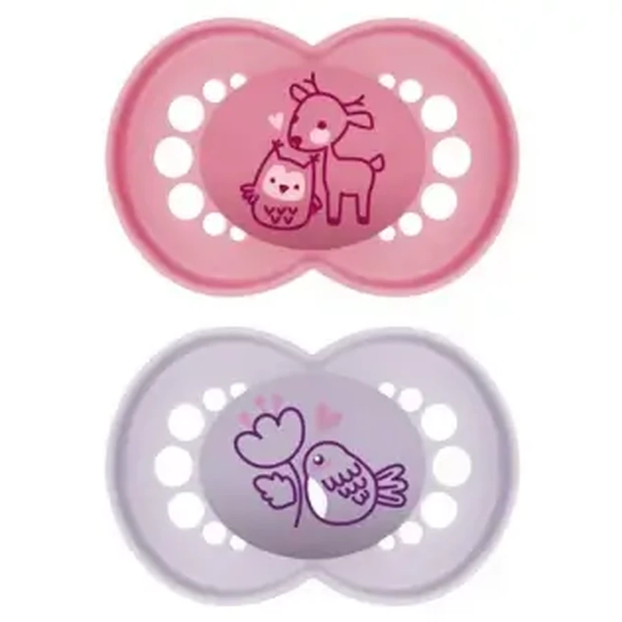 MAM Original Silicone Soother +16M Pink/Lilac 2u: цены и характеристики
