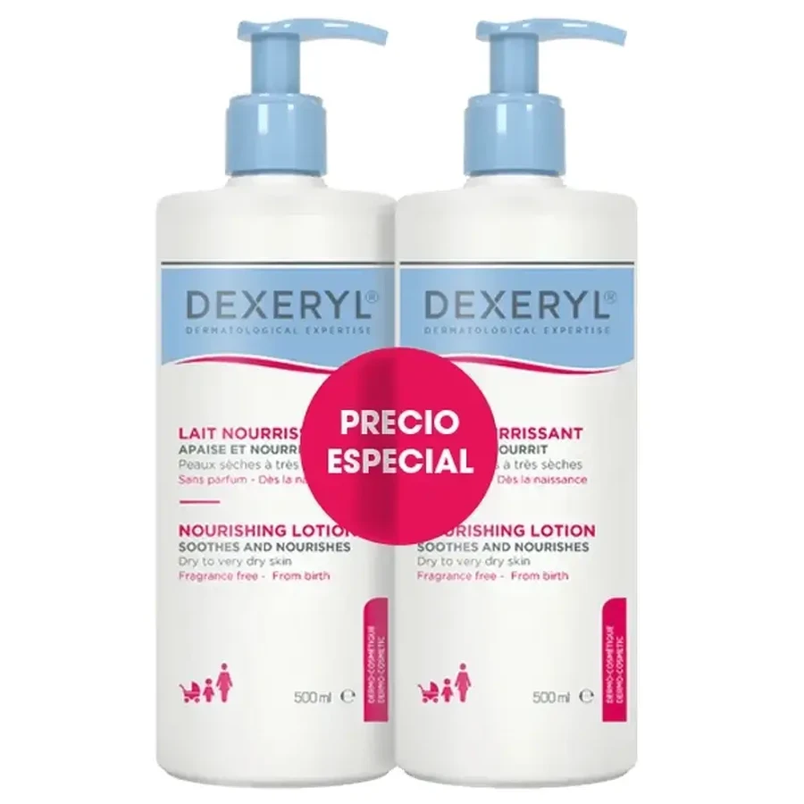 Ducray DUPLO Dexeryl Питательный лосьон 2х500 мл: цены и характеристики