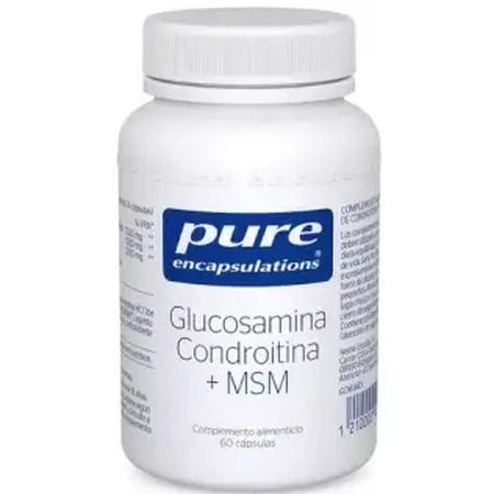 Pure Encapsulations Глюкозамін Хондроітин + МСМ 60 капсул: ціни та характеристики