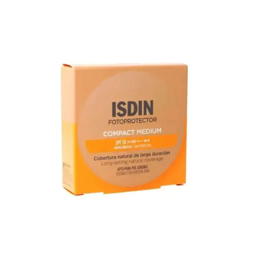 Isdin Фотозахисний крем компактний середній SPF50+ 10г: ціни та характеристики