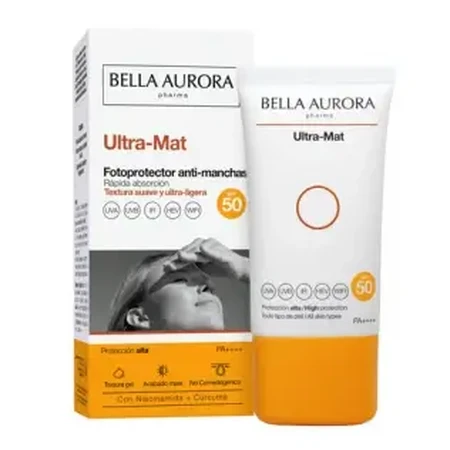 Bella Aurora Solar Ultra-Mat Сонцезахисний крем проти плям SPF50 для комбінованої та жирної шкіри 50 мл: ціни та характеристики