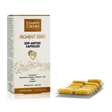 Martiderm Pigment Zero DSP-Antiox Оральний фотозахист 60 капс.: ціни та характеристики