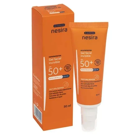 Невидимий гель для обличчя Acofarma Nesira Solar SPF 50+ 50 мл: ціни та характеристики