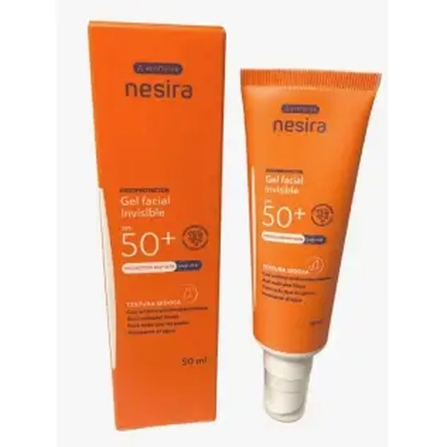 Невидимий гель для обличчя Acofarma Nesira Solar SPF 50+ 50 мл: ціни та характеристики