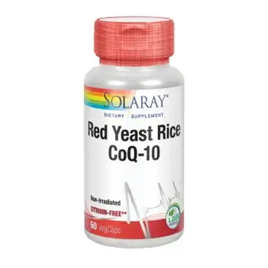 Solaray Red Yeast Rice Plus Q10-60 VegCaps: ціни та характеристики