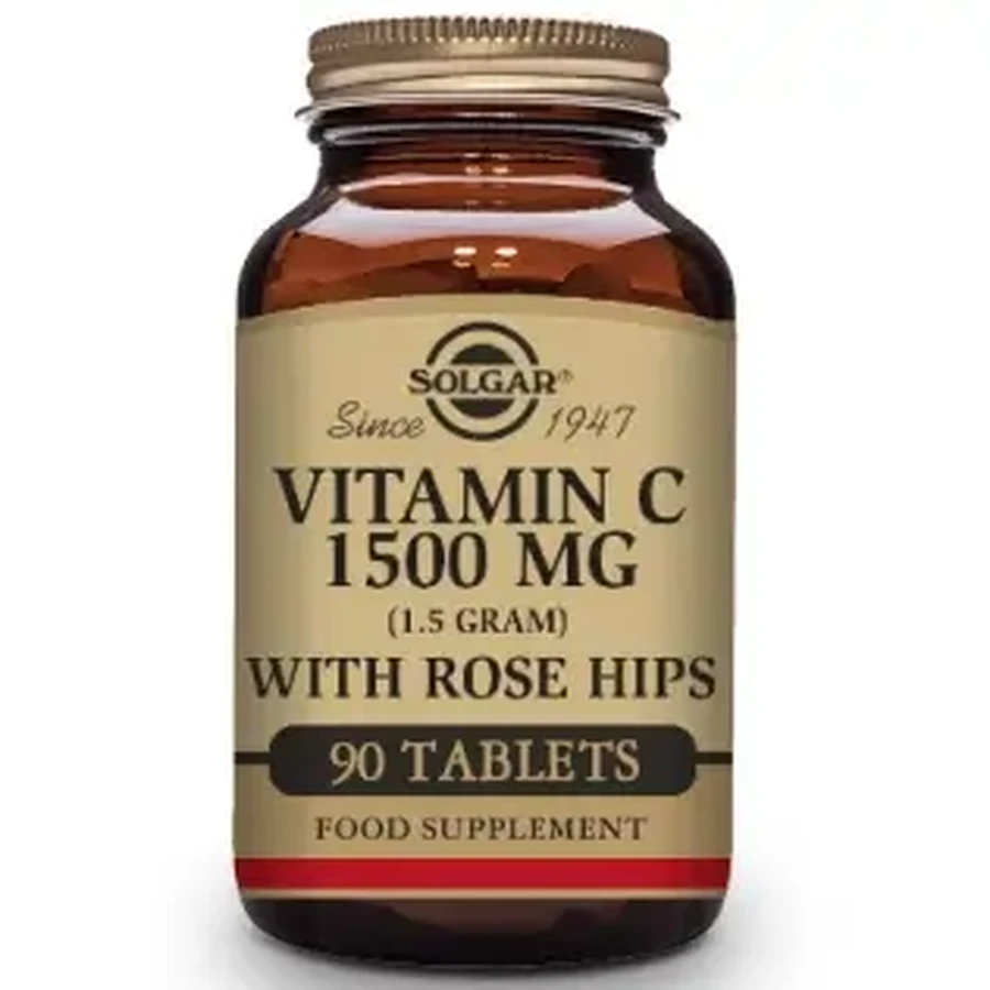 Solgar Плоди шипшини Vit C 1500 мг, 90 таблеток: ціни та характеристики