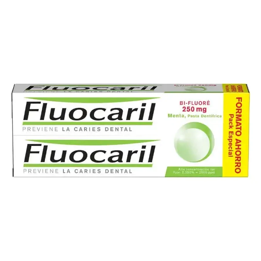 Зубная паста Fluocaril DUPLO со вкусом мяты 2 x 125 мл: цены и характеристики