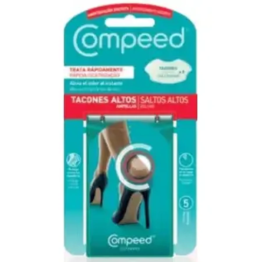 Мозоли на высоких каблуках Compeed, 5 шт.: цены и характеристики