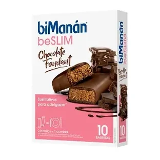 Bimanan BeSLIM Шоколадные батончики Foundant, 10 шт.