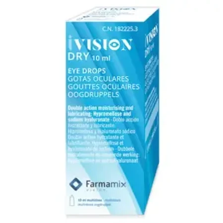 Краплі для сухого ока Ivision 10мл: ціни та характеристики