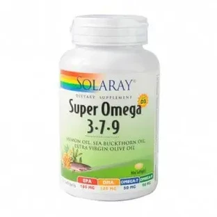 Solaray Super Omega 3-7-9 120 перлин