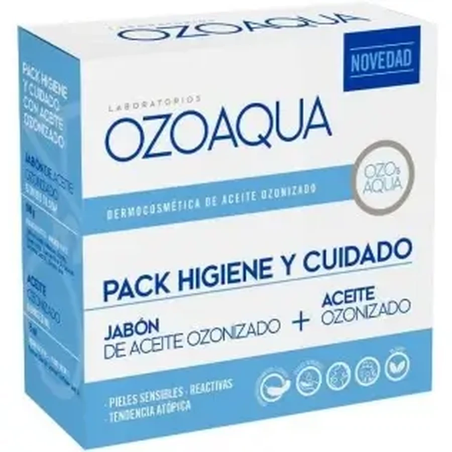 Ozoaqua Hygiene & Care Pack Озонована олія 15мл + Озонове мило 100г: ціни та характеристики