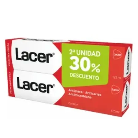 Lacer DUPLO Зубна паста, 2 x 125 мл: ціни та характеристики