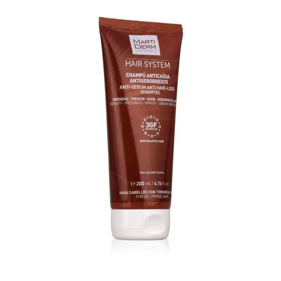 Martiderm Hair System 3GF Шампунь против выпадения волос частого применения, 200 мл: цены и характеристики