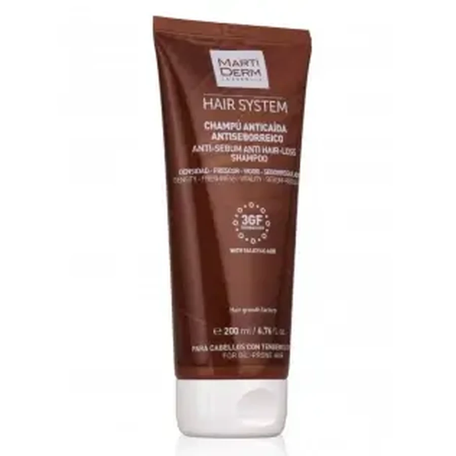 Martiderm Hair System 3GF Шампунь против выпадения волос частого применения, 200 мл: цены и характеристики